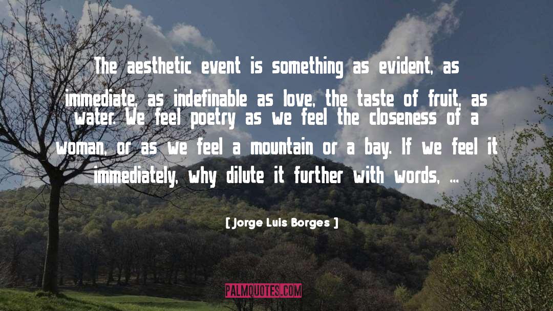 Aesthetic quotes by Jorge Luis Borges