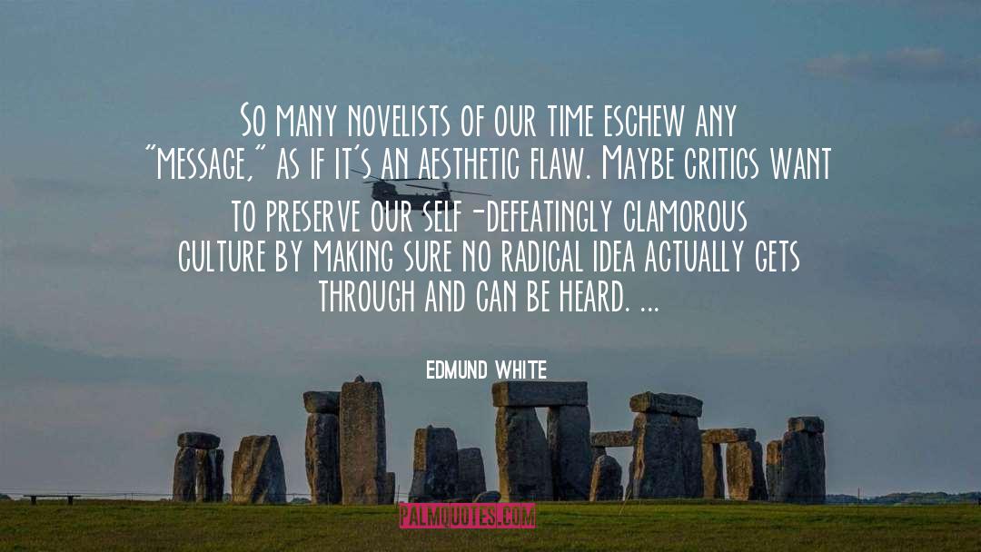 Aesthetic quotes by Edmund White