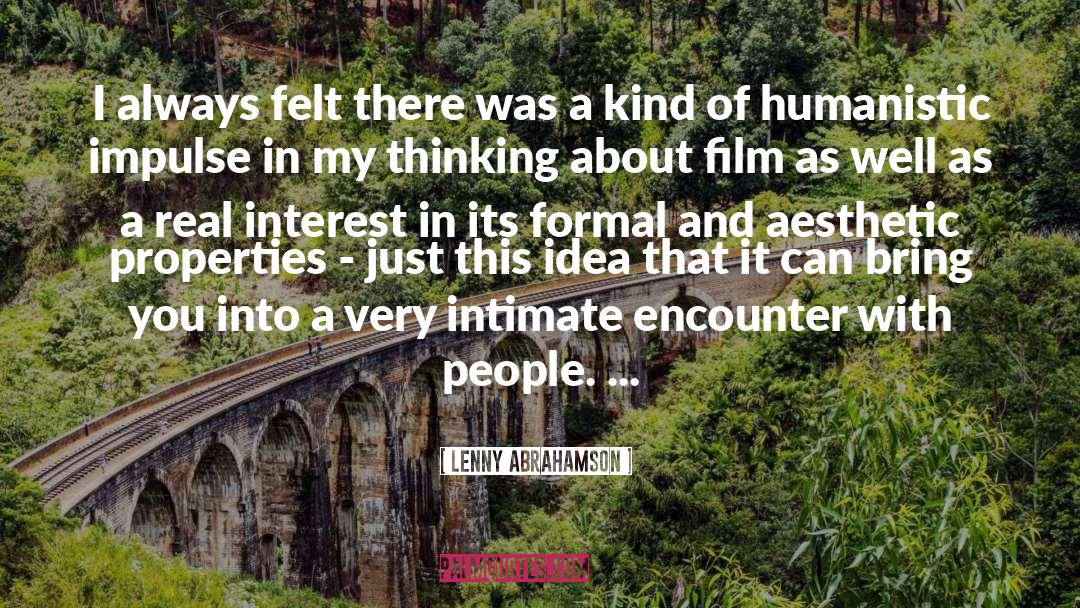 Aesthetic quotes by Lenny Abrahamson