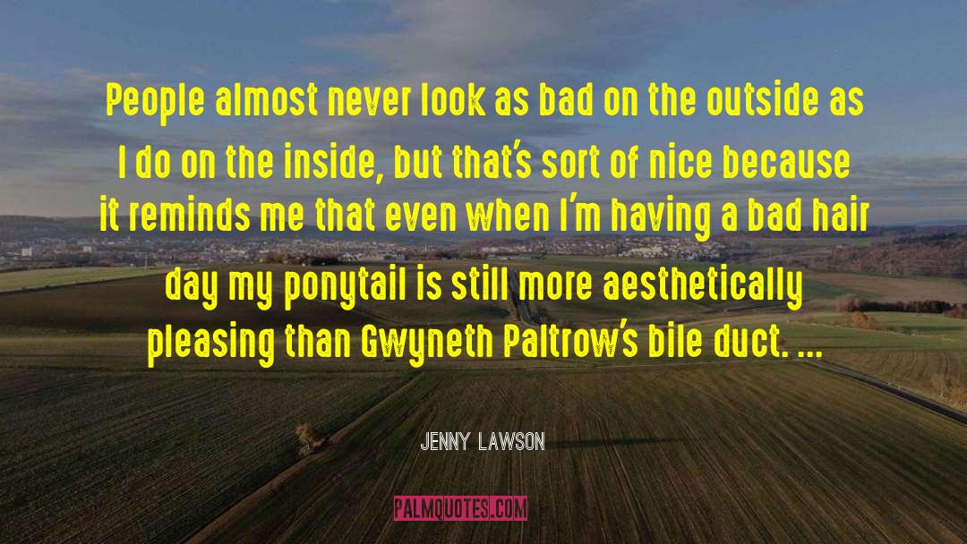 Aesthetically Pleasing quotes by Jenny Lawson