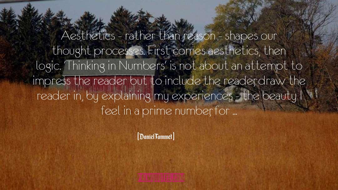 Aesthetics quotes by Daniel Tammet