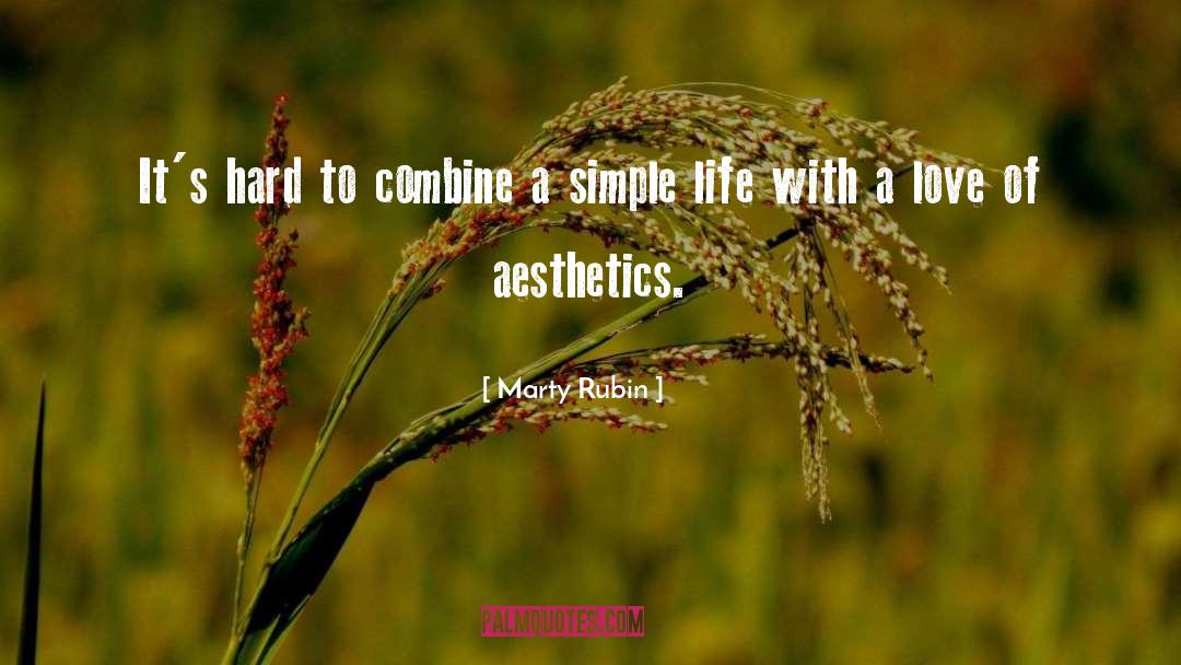 Aesthetics quotes by Marty Rubin