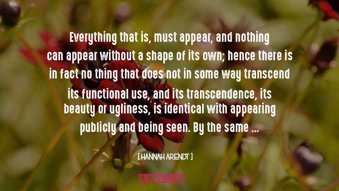 Aesthetics quotes by Hannah Arendt