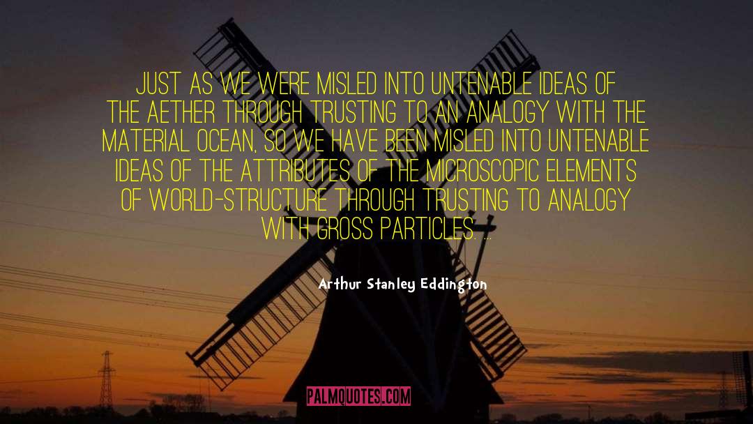 Aether quotes by Arthur Stanley Eddington