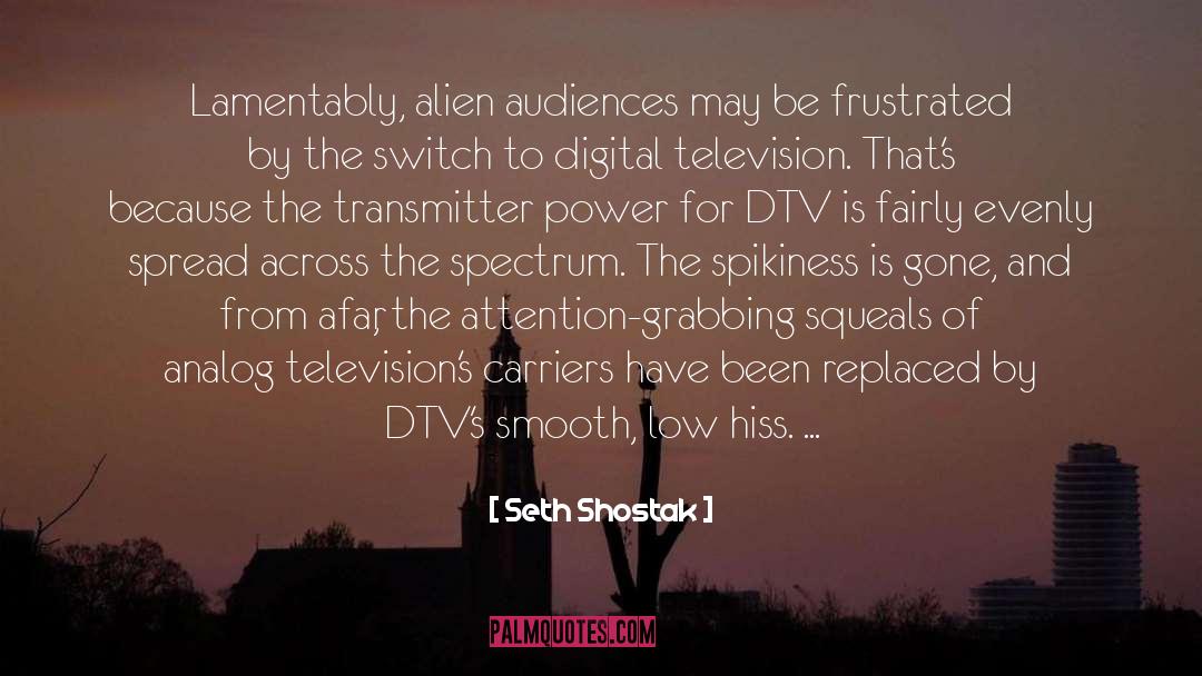 Aethographic Transmitter quotes by Seth Shostak