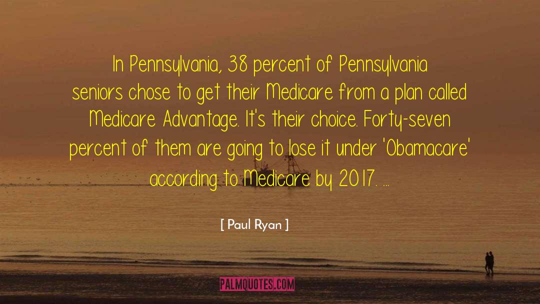 Aetna Medicare Advantage quotes by Paul Ryan