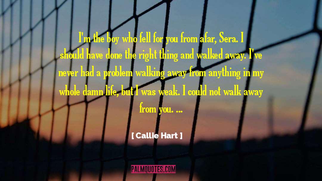 Afar quotes by Callie Hart