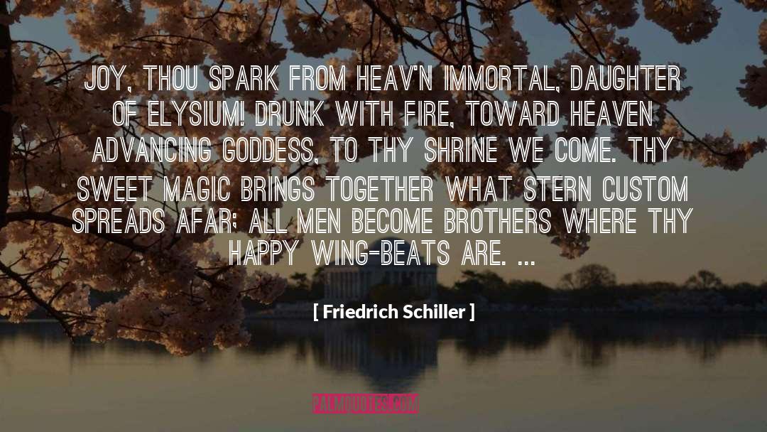 Afar quotes by Friedrich Schiller