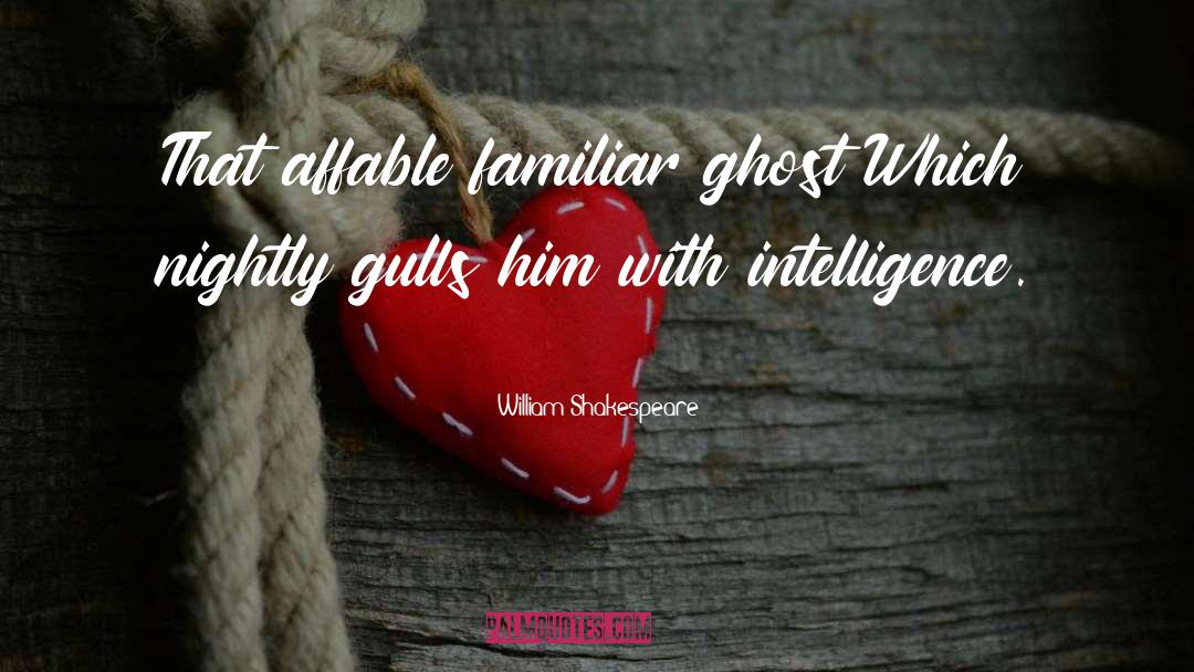 Affable quotes by William Shakespeare