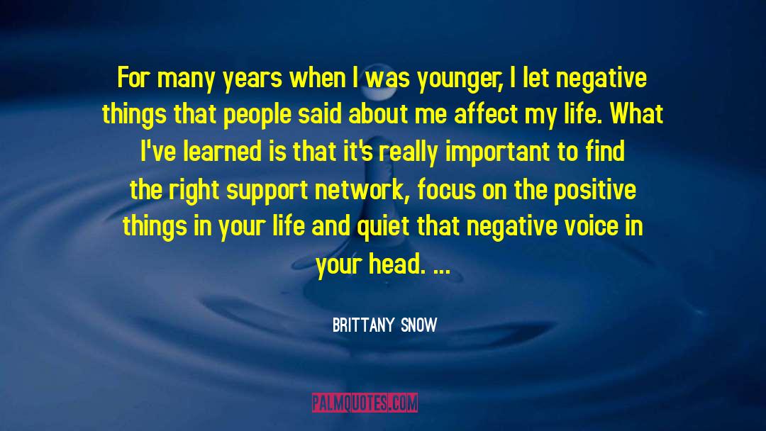Affect Them quotes by Brittany Snow