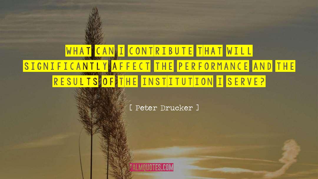 Affect Theory quotes by Peter Drucker