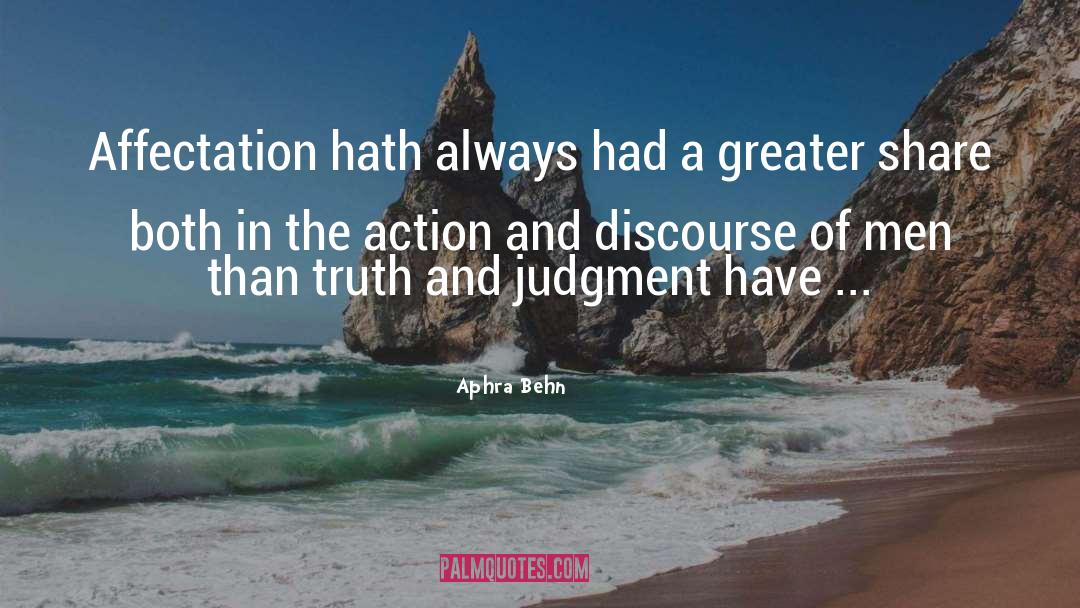 Affectation quotes by Aphra Behn