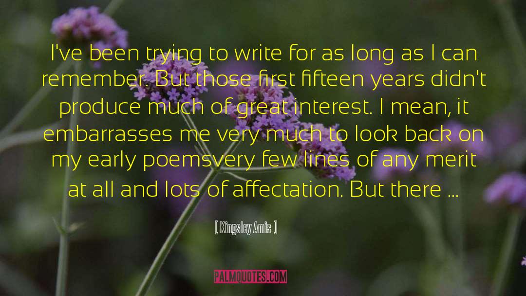 Affectation quotes by Kingsley Amis