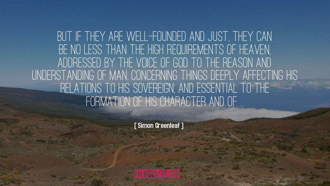 Affecting quotes by Simon Greenleaf