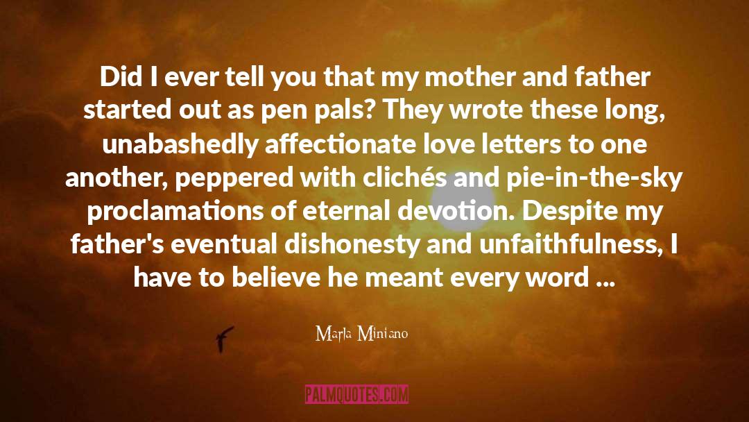 Affectionate quotes by Marla Miniano