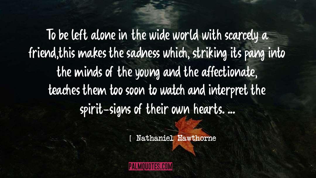 Affectionate quotes by Nathaniel Hawthorne