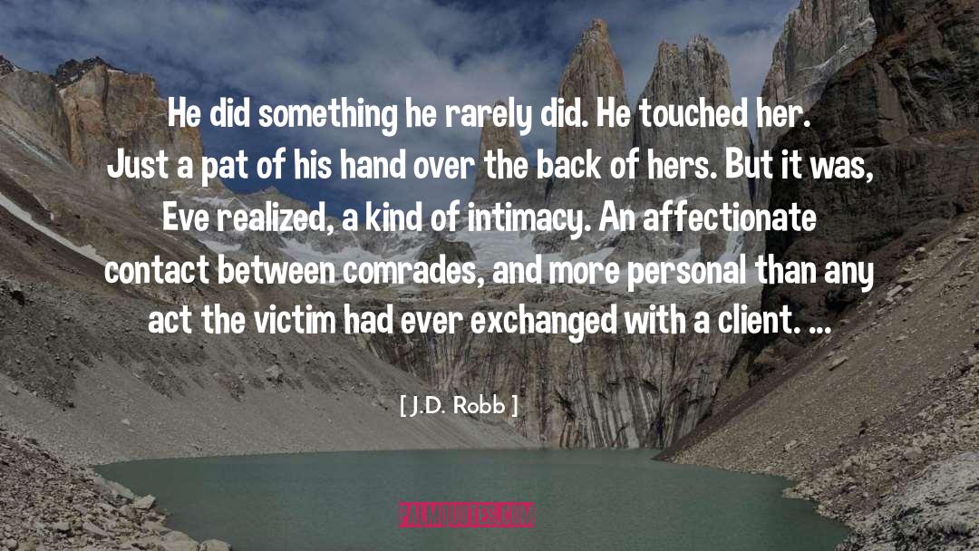 Affectionate quotes by J.D. Robb