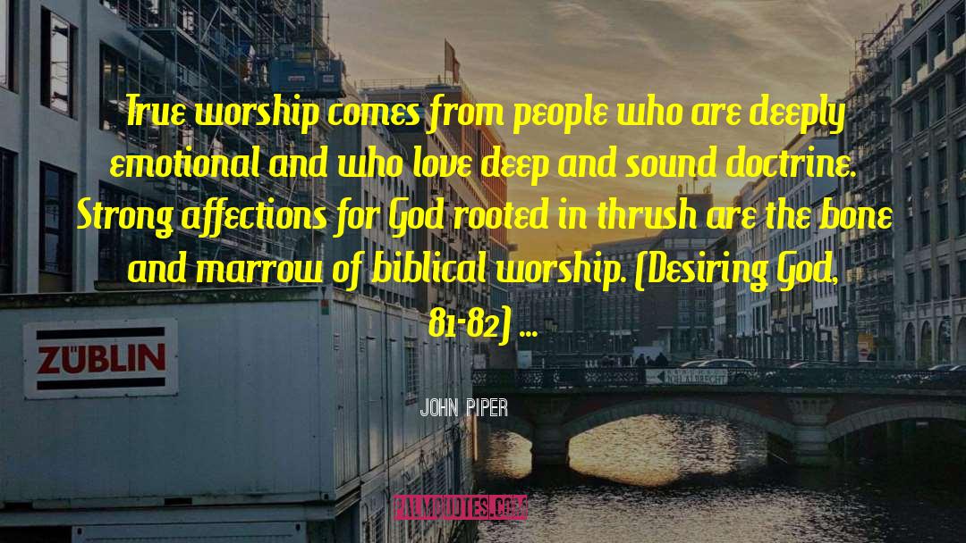 Affections quotes by John Piper