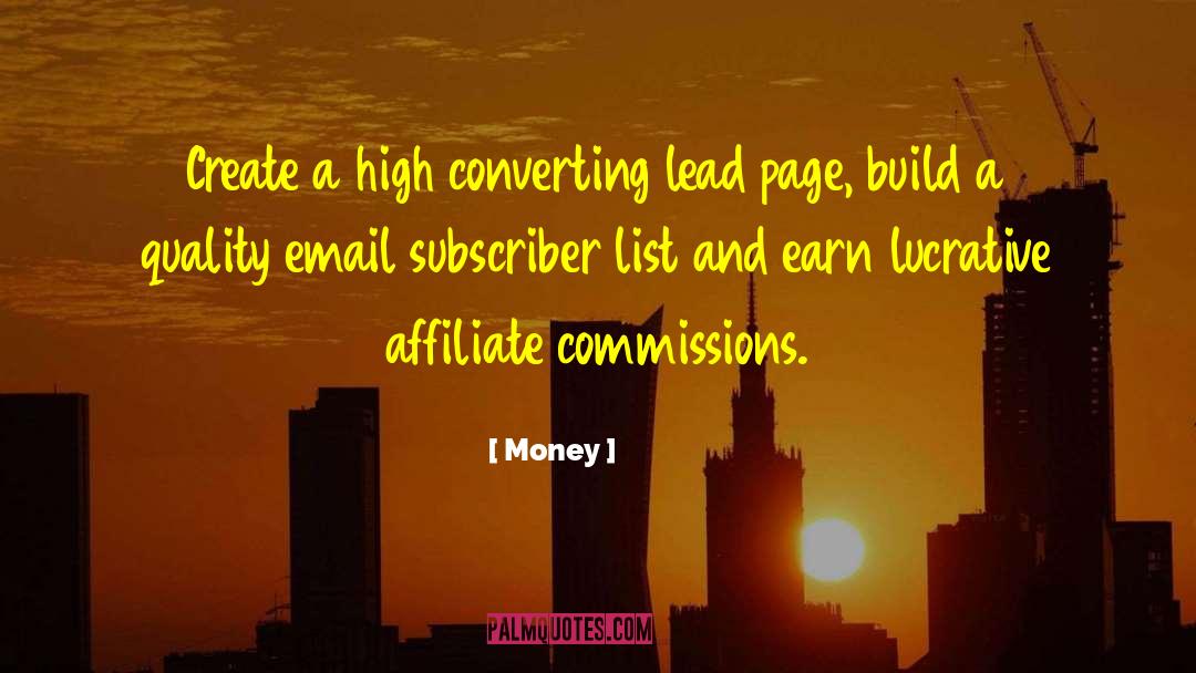 Affiliate Marketing quotes by Money