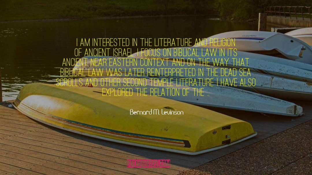 Affiliated quotes by Bernard M. Levinson