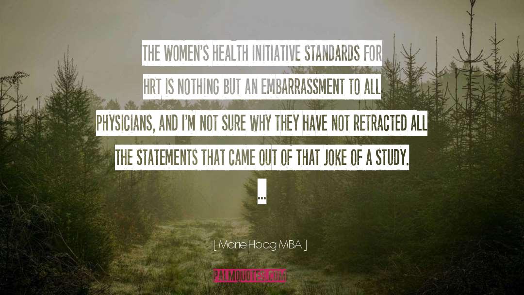 Affiliates For Womens Health quotes by Marie Hoag MBA