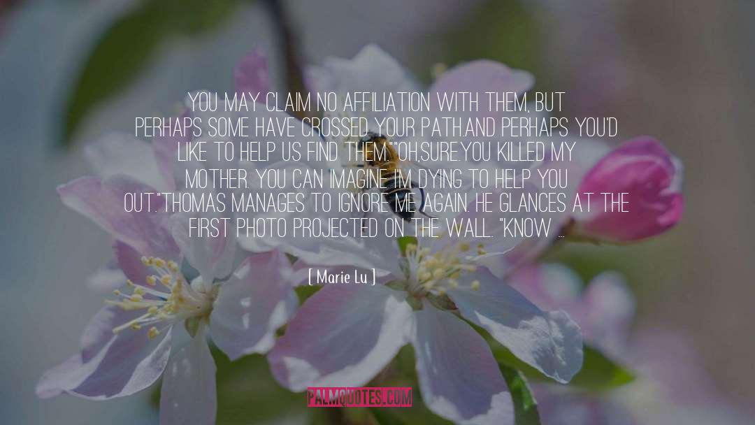 Affiliation quotes by Marie Lu