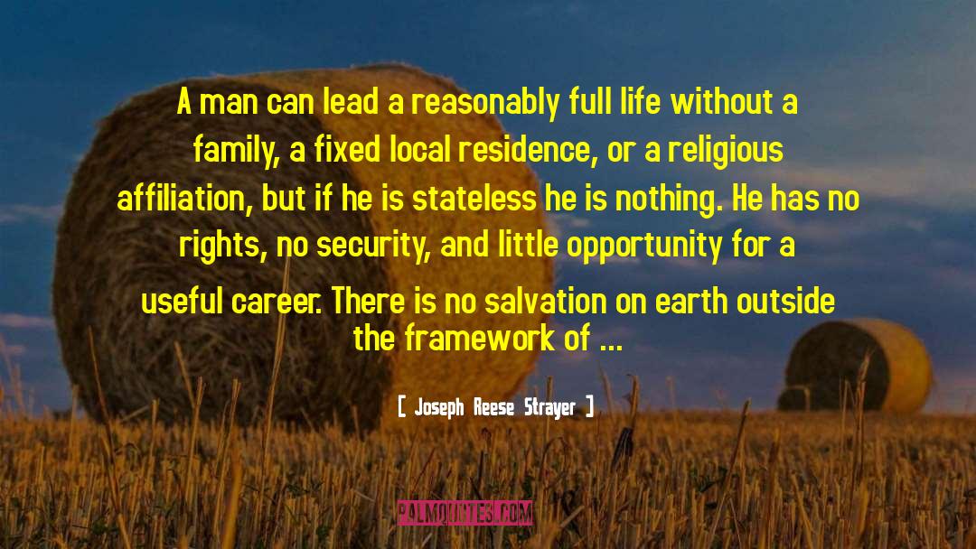 Affiliation quotes by Joseph Reese Strayer