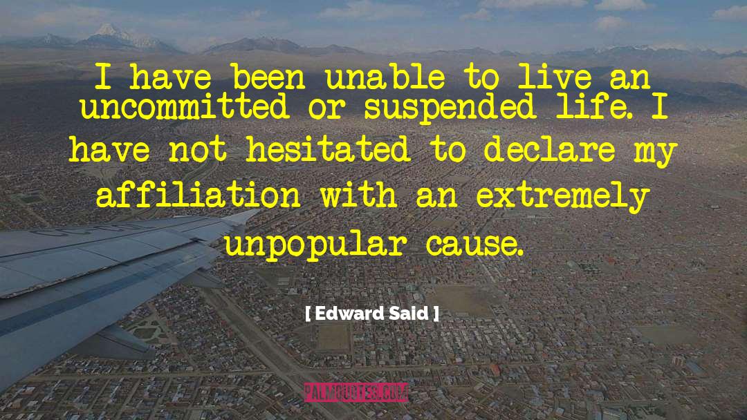 Affiliation quotes by Edward Said