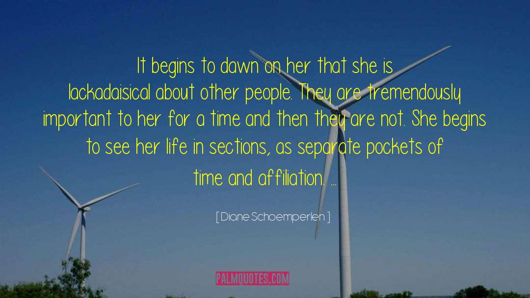 Affiliation quotes by Diane Schoemperlen