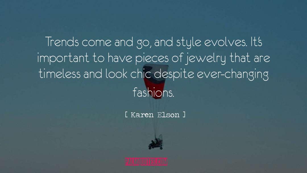 Affiliative Style quotes by Karen Elson