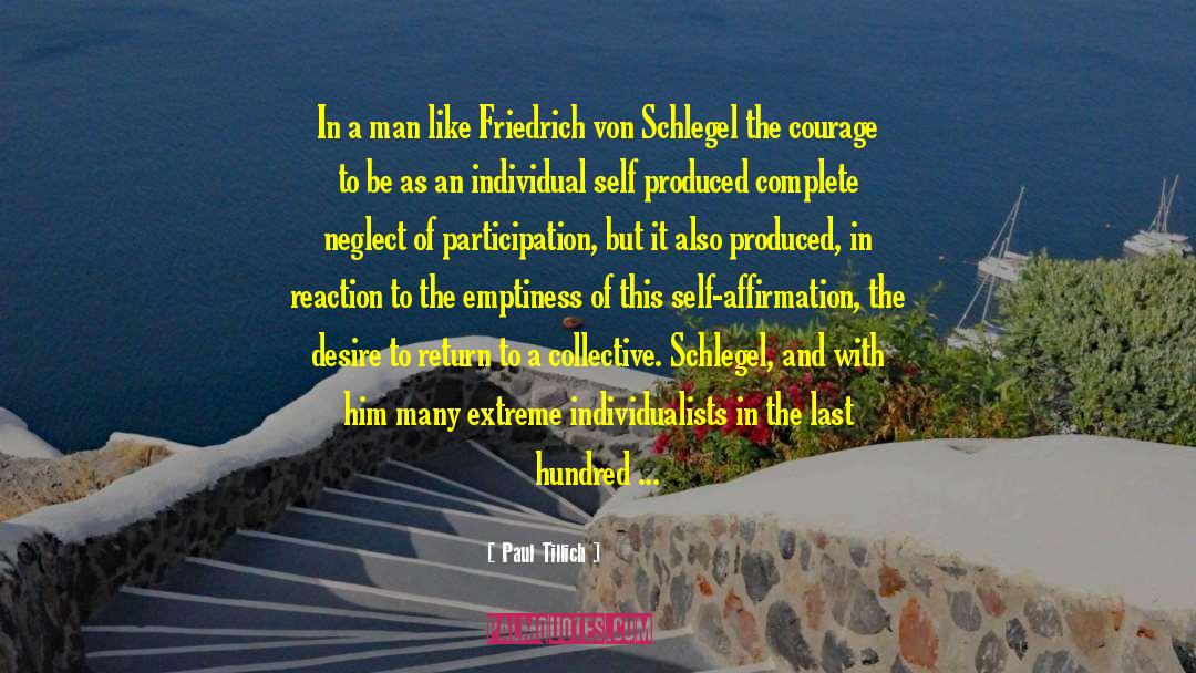 Affirmation quotes by Paul Tillich