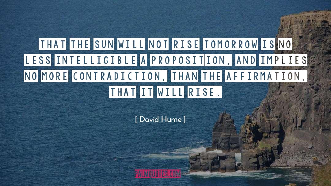 Affirmation quotes by David Hume
