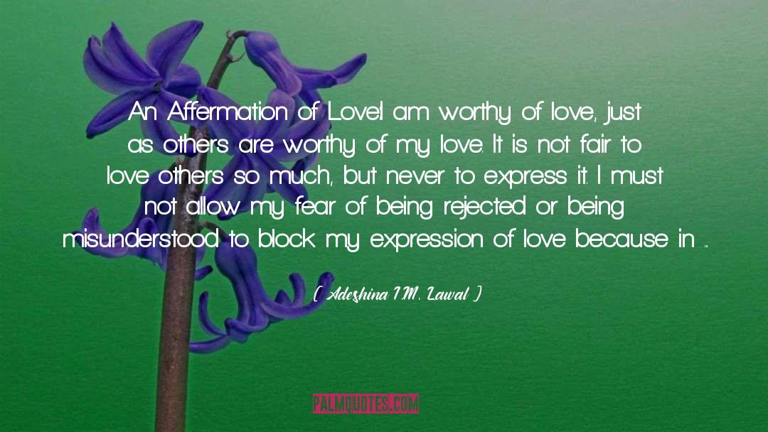 Affirmations quotes by Adeshina I.M. Lawal