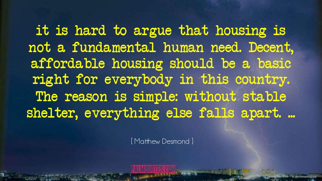Affirmed Housing quotes by Matthew Desmond
