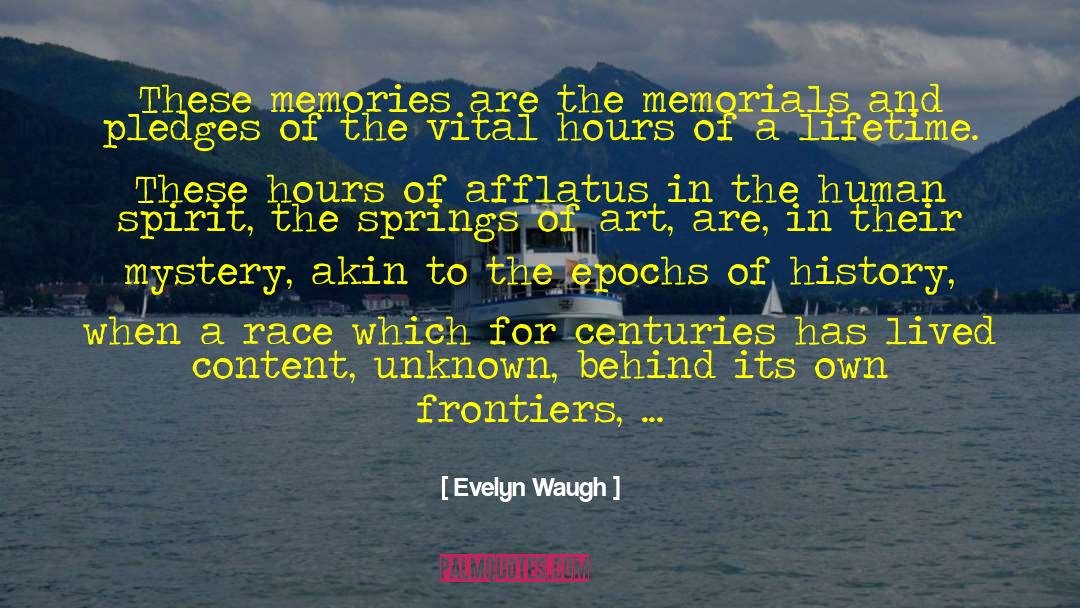 Afflatus quotes by Evelyn Waugh