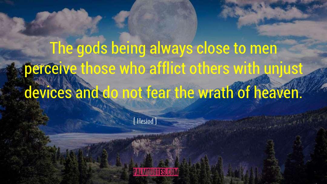 Afflict quotes by Hesiod