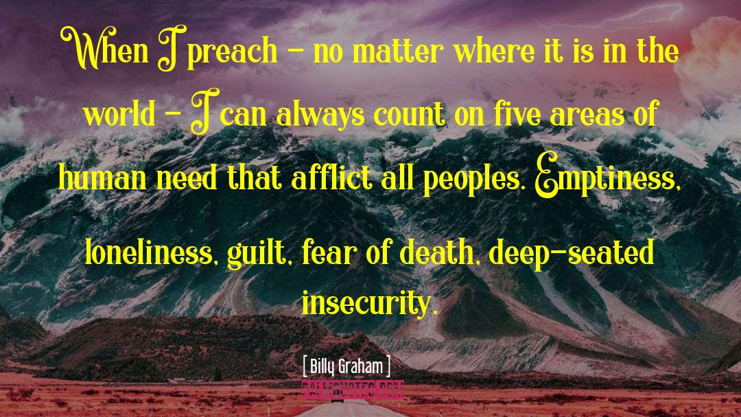 Afflict quotes by Billy Graham