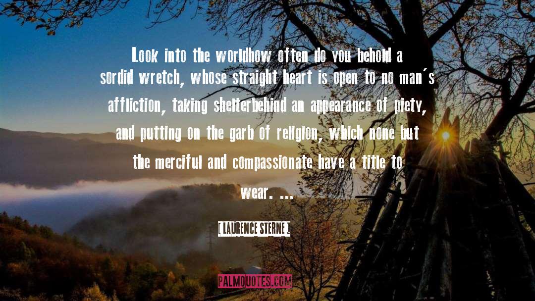 Affliction quotes by Laurence Sterne