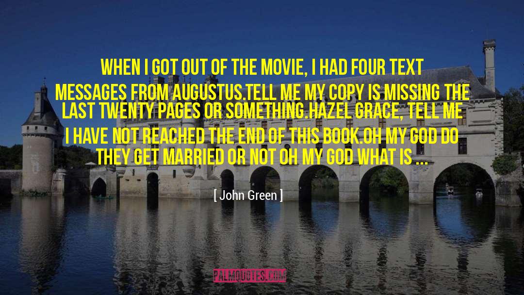 Affliction quotes by John Green