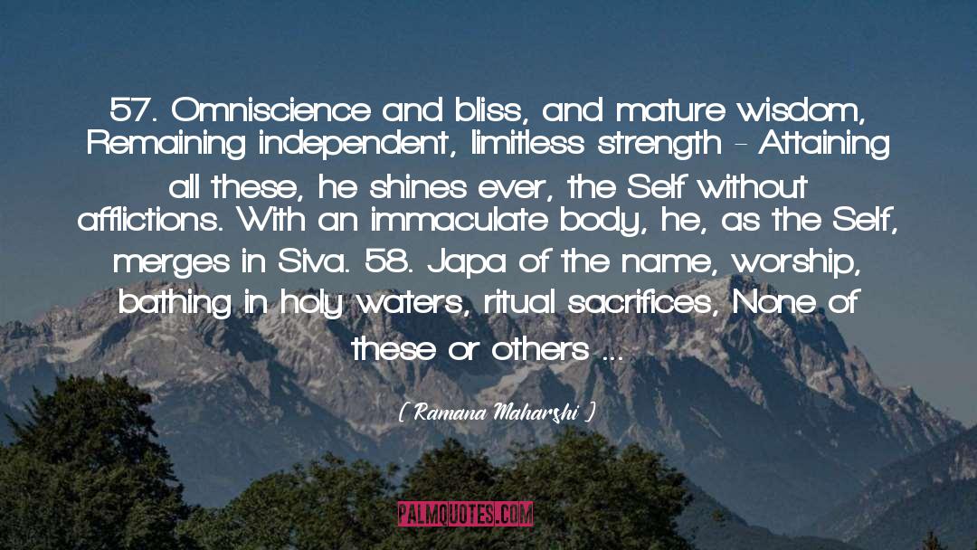 Afflictions quotes by Ramana Maharshi
