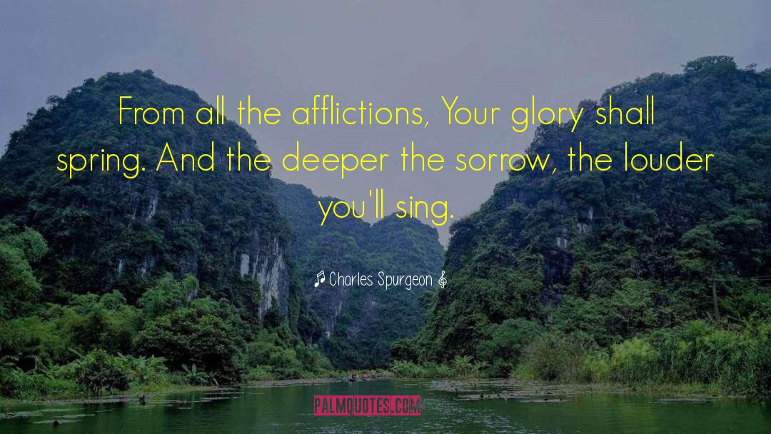 Afflictions quotes by Charles Spurgeon