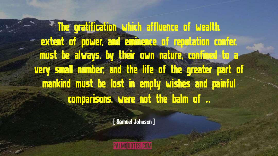 Affluence quotes by Samuel Johnson