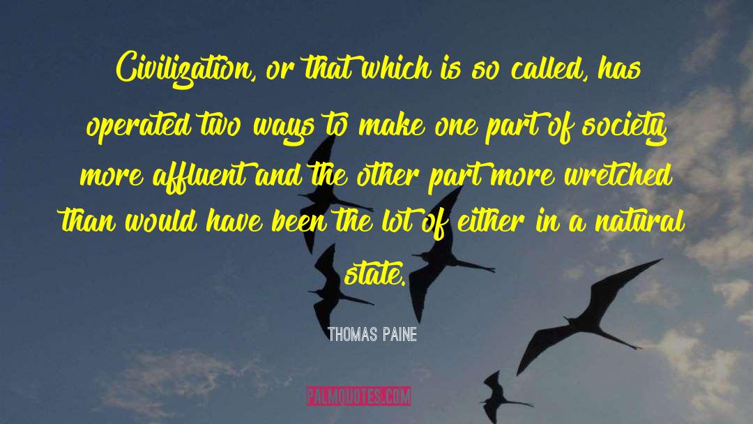 Affluent quotes by Thomas Paine