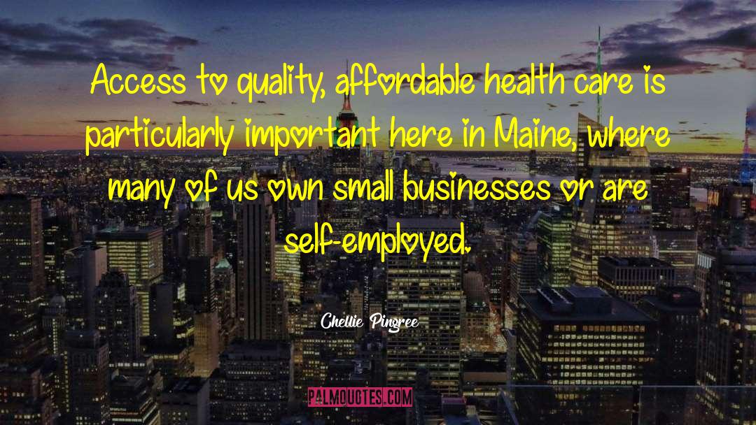 Affordable Health Care quotes by Chellie Pingree