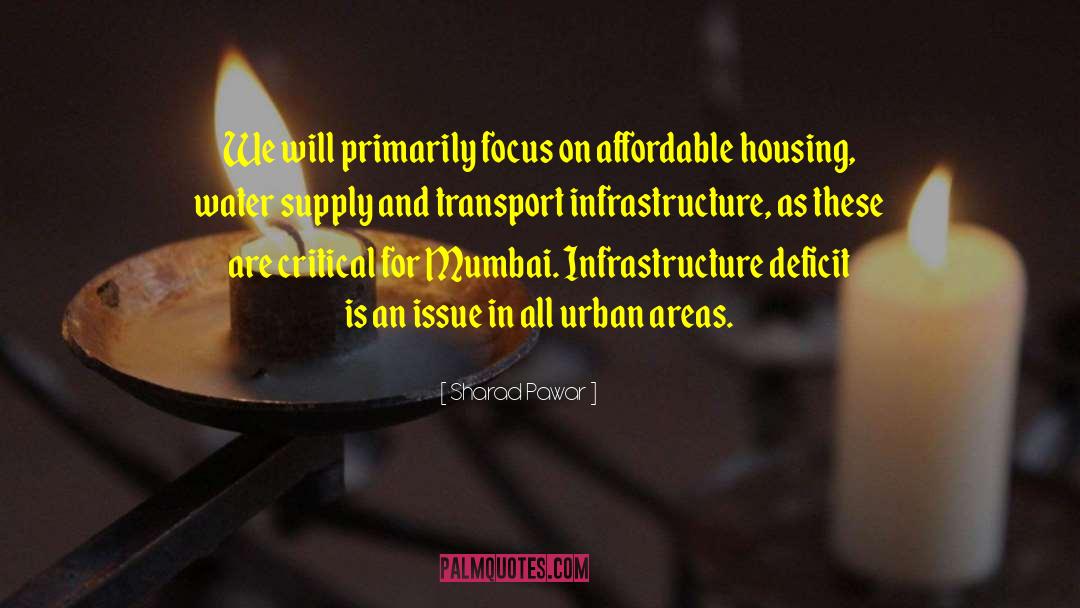 Affordable Housing quotes by Sharad Pawar