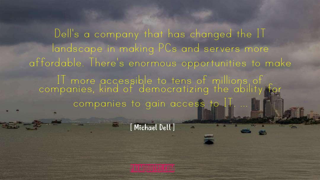 Affordable quotes by Michael Dell