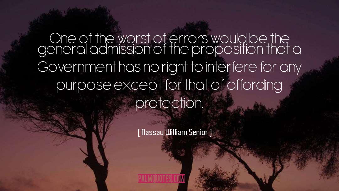 Affording quotes by Nassau William Senior