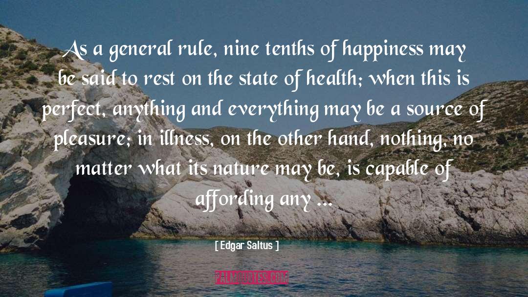 Affording quotes by Edgar Saltus