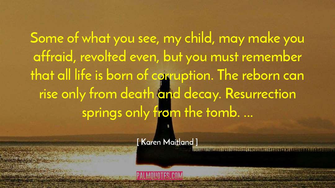 Affraid quotes by Karen Maitland