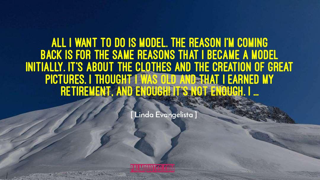 Affront To Creation quotes by Linda Evangelista